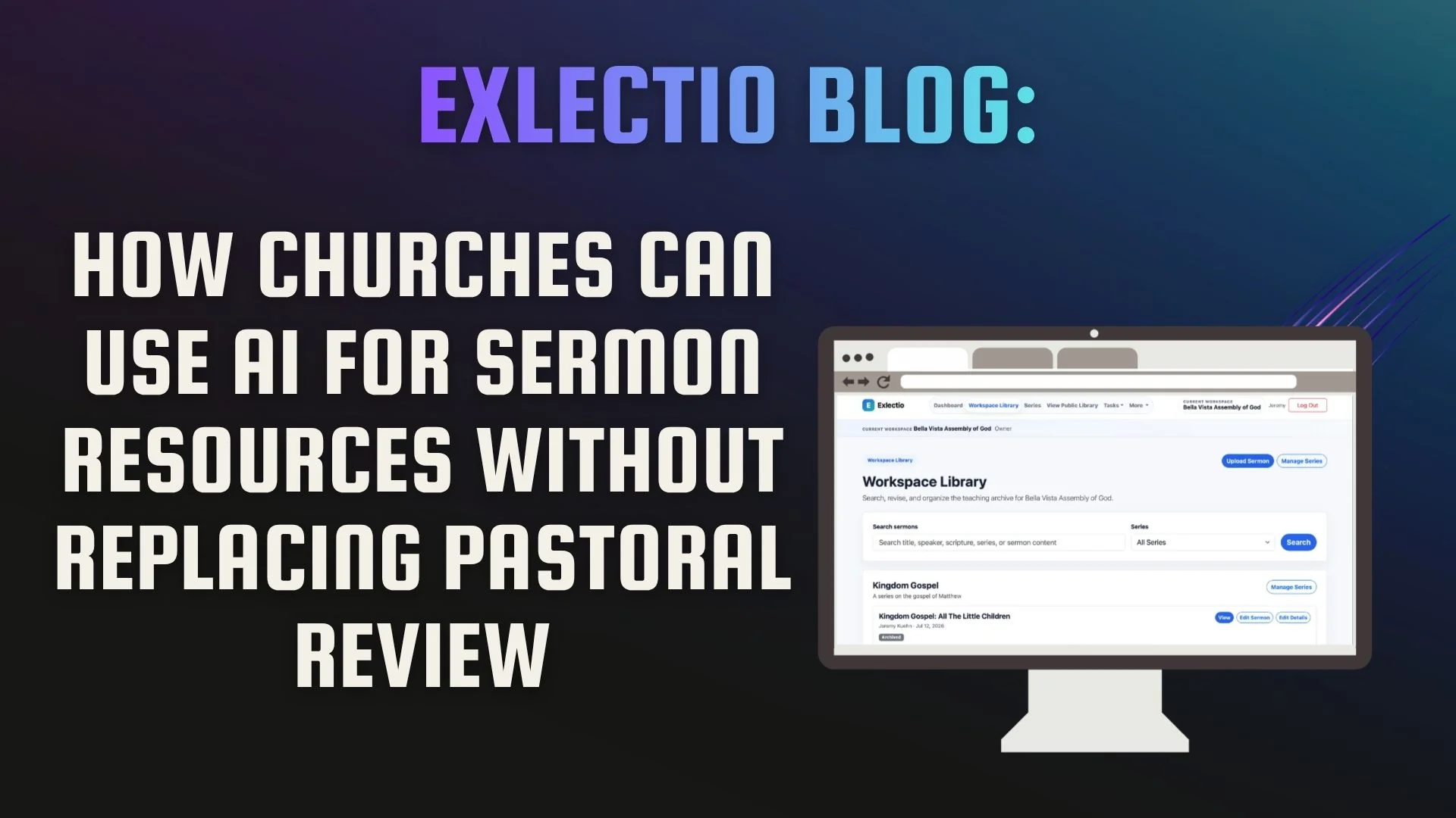 How Churches Can Use AI for Sermon Resources Without Replacing Pastoral Review